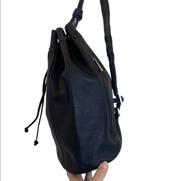 Marco Buggiani Leather Drawstring Bag main image 10